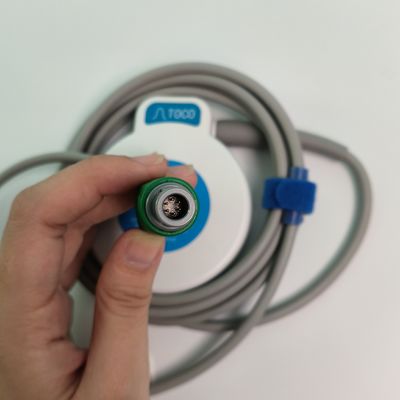 Fetal Monitoring And Uterine Contraction TOCO Probe 6 Pin Single Slot Blue Model MS3-31527