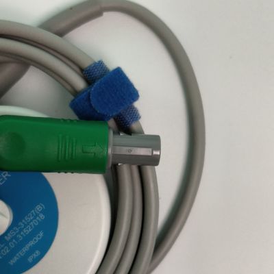 Fetal Monitoring And Uterine Contraction TOCO Probe 6 Pin Single Slot Blue Model MS3-31527