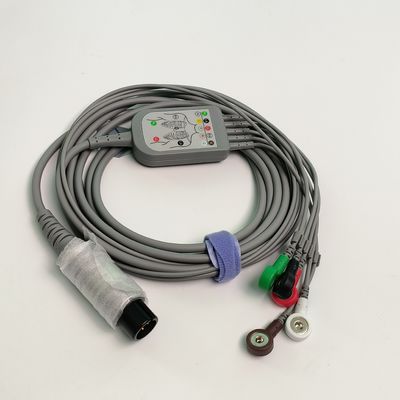 REF EC05DAS061 Monitor Heart Wire Integrated 5 Lead Defibrillation Resistant Buckle Type
