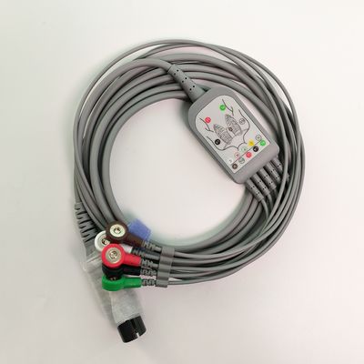 REF EC05DAS061 Monitor Heart Wire Integrated 5 Lead Defibrillation Resistant Buckle Type