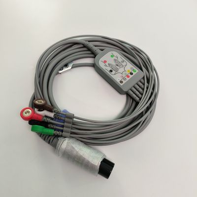 REF EC05DAS061 Monitor Heart Wire Integrated 5 Lead Defibrillation Resistant Buckle Type