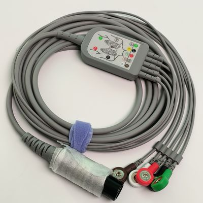 REF EC05DAS061 Monitor Heart Wire Integrated 5 Lead Defibrillation Resistant Buckle Type
