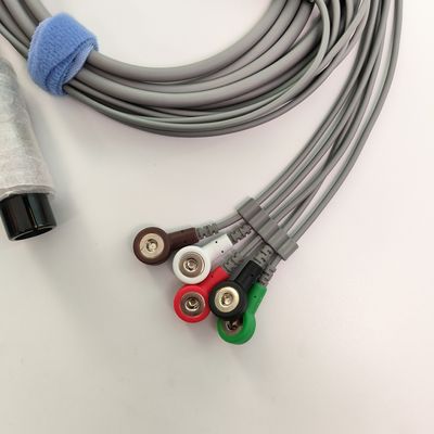 REF EC05DAS061 Monitor Heart Wire Integrated 5 Lead Defibrillation Resistant Buckle Type
