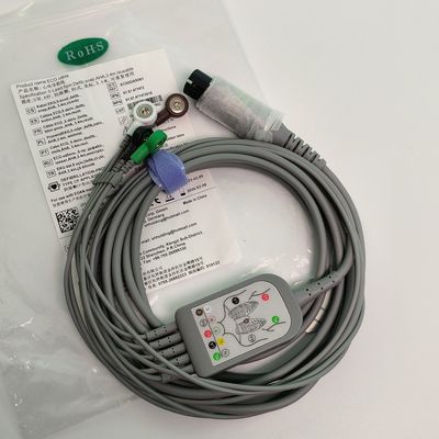 REF EC05DAS061 Monitor Heart Wire Integrated 5 Lead Defibrillation Resistant Buckle Type
