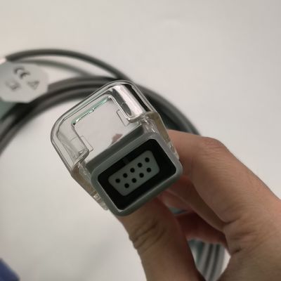 REF SHEC3 Blood Oxygen Extension Cable 2M Blue Round Head Single Slot 7 Pin L 2.0 Meters
