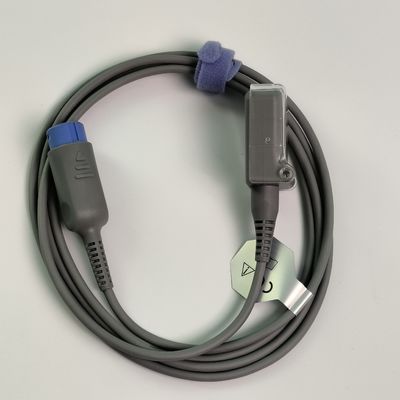 REF SHEC3 Blood Oxygen Extension Cable 2M Blue Round Head Single Slot 7 Pin L 2.0 Meters