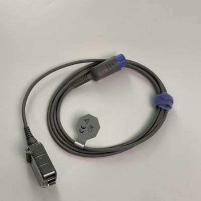 REF SHEC3 Blood Oxygen Extension Cable 2M Blue Round Head Single Slot 7 Pin L 2.0 Meters