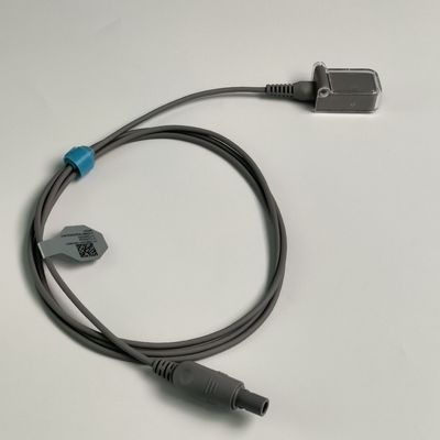 SHEC1 Blood Oxygen Probe Extension Cable 2M DB9 Adapter To LEMO Plug 6 Pin Double Slot L2.0m