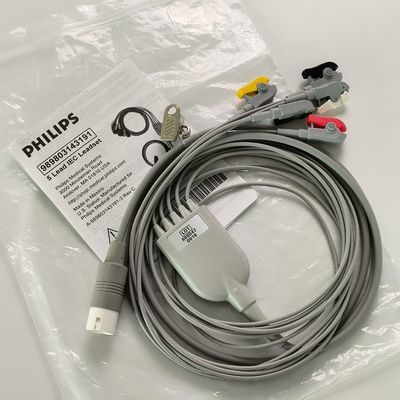 PHILIP Patient Monitor Original 5 Lead IEC Set REF: 989803143191