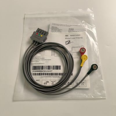 PHILIP  Original CBL 3 Lead Wire Set Snap IEC ICU REF:989803160681