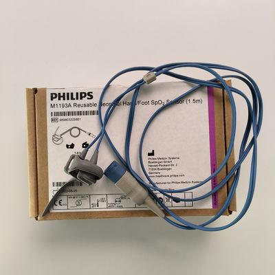 PHILIP Original M1193A Reusable Neonatal Hand / Foot SpO2 Sensor (1.5M) REF: 989803103241
