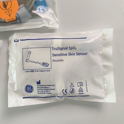 Datex-Ohmeda TruSignal SpO2 Sensitive Skin Sensor Reusable 3 Pcs.  REF: TS-SE-3