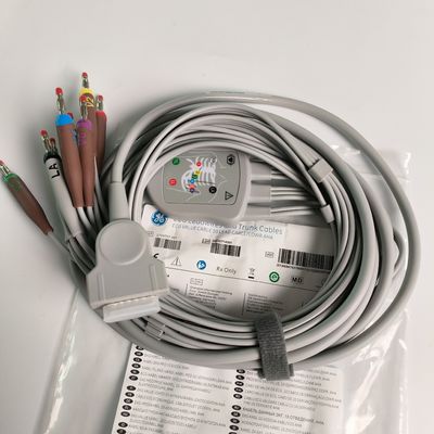 Electrocardiogram Machine Integrated 12 Lead Wire 15 Pin Banana Head 4.0 Chest Guide 3.2M