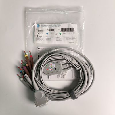 Electrocardiogram Machine Integrated 12 Lead Wire 15 Pin Banana Head 4.0 Chest Guide 3.2M