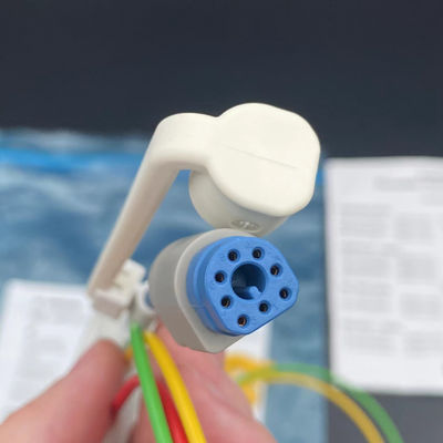 Three Guide European Standard Clamp With Blood Oxygen Connector ECG 3-Lead Grabber REF:989803171911