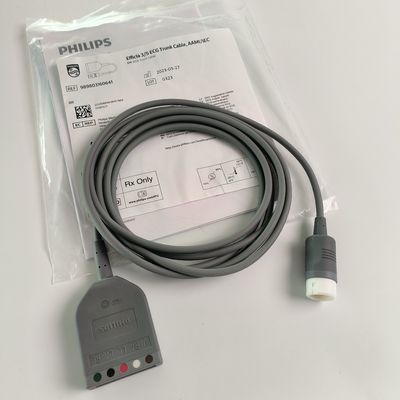 PHILIP  Original Efficia 3/5 ECG Trunk Cable, AAMI/IEC. REF 989803160641
