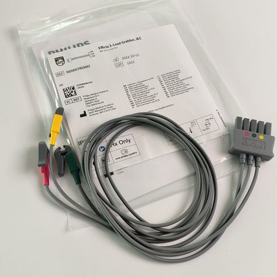 Philip Efficia Medical Device Consumables 3-Lead GRABBER,IEC,REF 989803160661