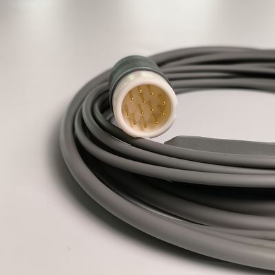 PHILIP  Original Efficia Combined Cable/3-Leadset Grabber IEC. Machine End Round 12-Pin,REF: 989803160741