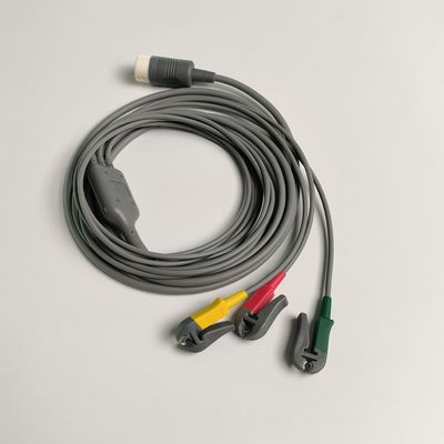 PHILIP  Original Efficia Combined Cable/3-Leadset Grabber IEC. Machine End Round 12-Pin,REF: 989803160741