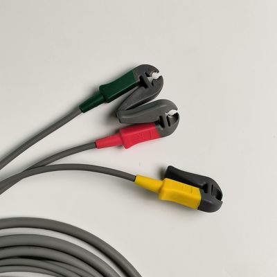 PHILIP  Original Efficia Combined Cable/3-Leadset Grabber IEC. Machine End Round 12-Pin,REF: 989803160741