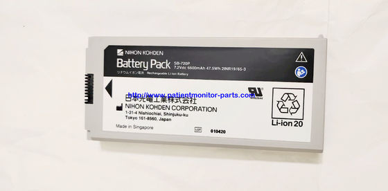 NIHON KOHDEN  Patient Monitor Original Battery  SB-720P  7.2 V 6600 Mah  47.5Wh 21NR19/65-3