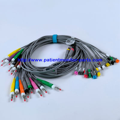 EDAN ECG CABLE 18-Lead 4MM Banana IEC Reusable REF EL16DIB181 IPN 01.57.471394