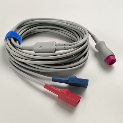 REF:IM2203 IBP Cable，Mindray PICCO Module 12Pin BIP Y Cable