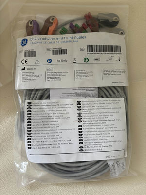 GE 2104749-001 -Conjunto 10 Lead ECG Leadwires And Trunk CABLE，AHA