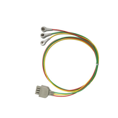 BR-913P NIHON KOHDEN K910A 3 Lead Cable Lot 405585765
