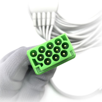 5831400 Leadwire And Trunk Cable ECG 5 Lead Cable Undetachable ,Grabber ,AHA ,4.7M/15 FT