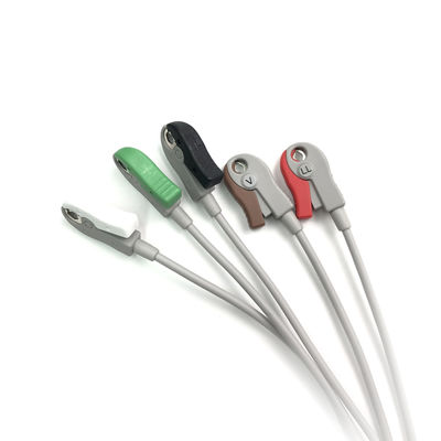 5831400 Leadwire And Trunk Cable ECG 5 Lead Cable Undetachable ,Grabber ,AHA ,4.7M/15 FT