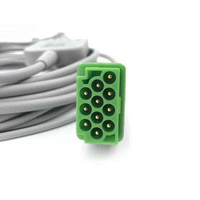 5831400 Leadwire And Trunk Cable ECG 5 Lead Cable Undetachable ,Grabber ,AHA ,4.7M/15 FT