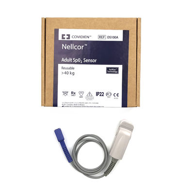 NELLOR REF DS100A Adult SpO2 Sensor Reusable OVER 40kg OxiMax Technology