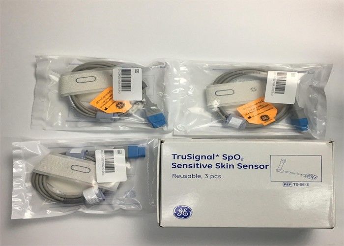 3 Pcs In One Box  TruSignal SpO2 Sensitive Skin Sensor   9 Pins /Reusable