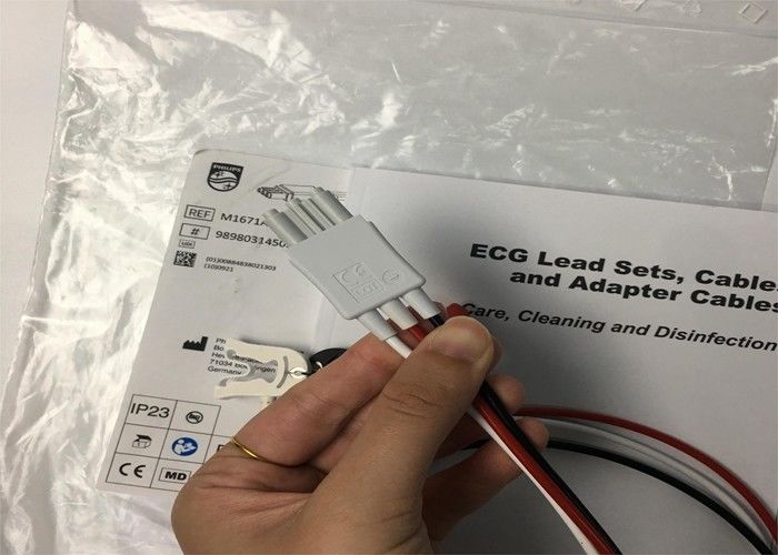 AMMI ICU ECG Lead Set Cables M1671A TPU Material For ECG Monitoring