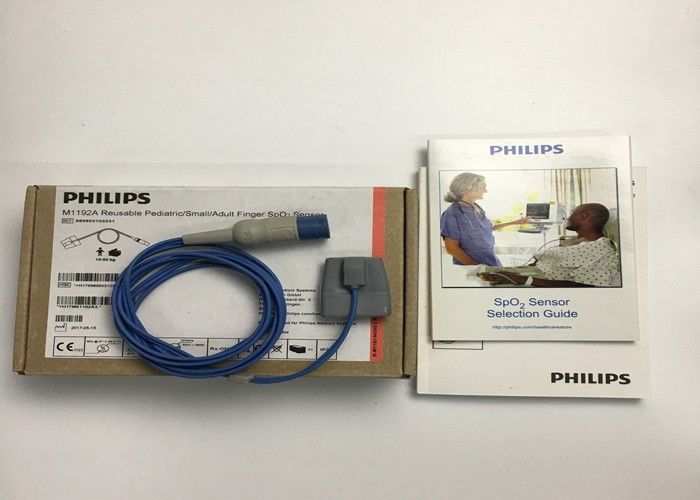 M1192A Resuable Small Finger SpO2 Sensor for Pediatric Adult D Shape 8 Pins 1.5M