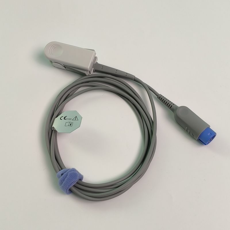 Seven Needle Integrated Finger Clip Blood Oxygen Probe Blood Oxygen Sensor Adult 2.5M Reusable REF SH1