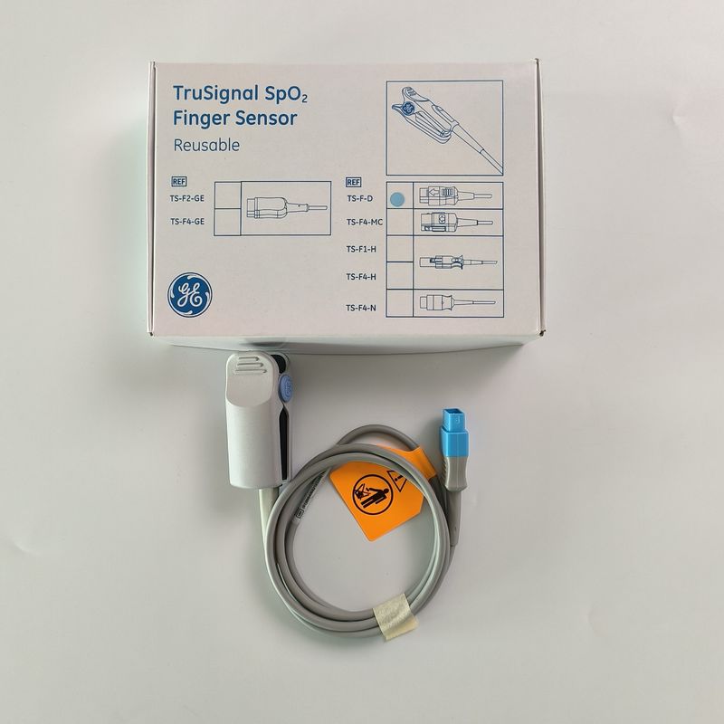 GE Original Datex-Ohmeda TruSignal SpO2 Finger Sensor Reusable REF: TS-F-D