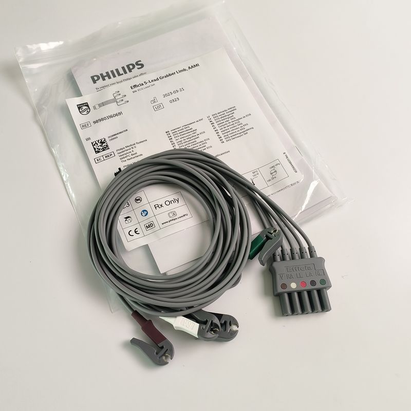 Philip  Original Import, Adult Clip-On, Five-Lead Wire, N Standard, Single-Row Intermediate Connector,REF: 989803160691