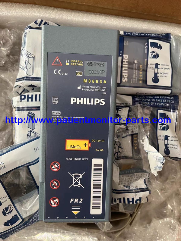 Original Medical Equipment Batteries FOR M3863A DC 12V 4.2Ah For PHILIP FR2 AED
