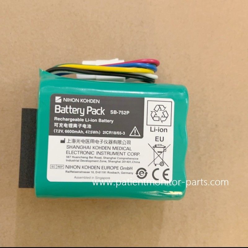 Nihon Kohden SB-470P 7.2V Lithium Battery Compatible With -752P SVM-7501 SVM-7500 SVM-7600 Models